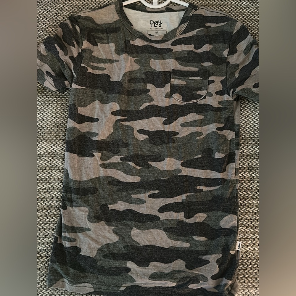 Little Sleepies Camo PLAY toddler shirt